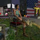 Britain’s own Lara Croft briefly showed up for the party.